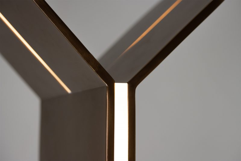 Detalle de la lámpara de techo FLY, de García Requejo.